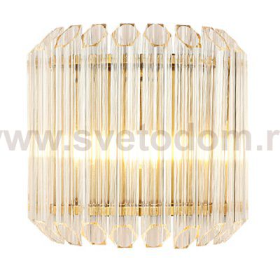 Бра Hexagon Wall Lamp прозрачное стекло Loft Concept 44.767