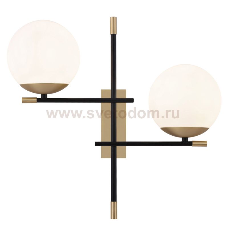 Бра Spike Two Balls Wall Lamp Loft Concept 44.813-1