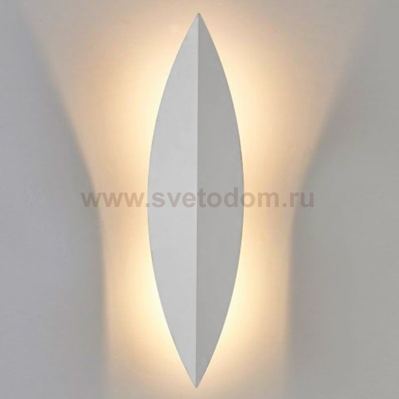 Art Deco Leaf Wall Lamp White Loft Concept 44.824-2
