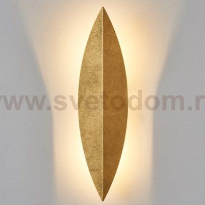 Art Deco Leaf Wall Lamp Gold Loft Concept 44.825-2