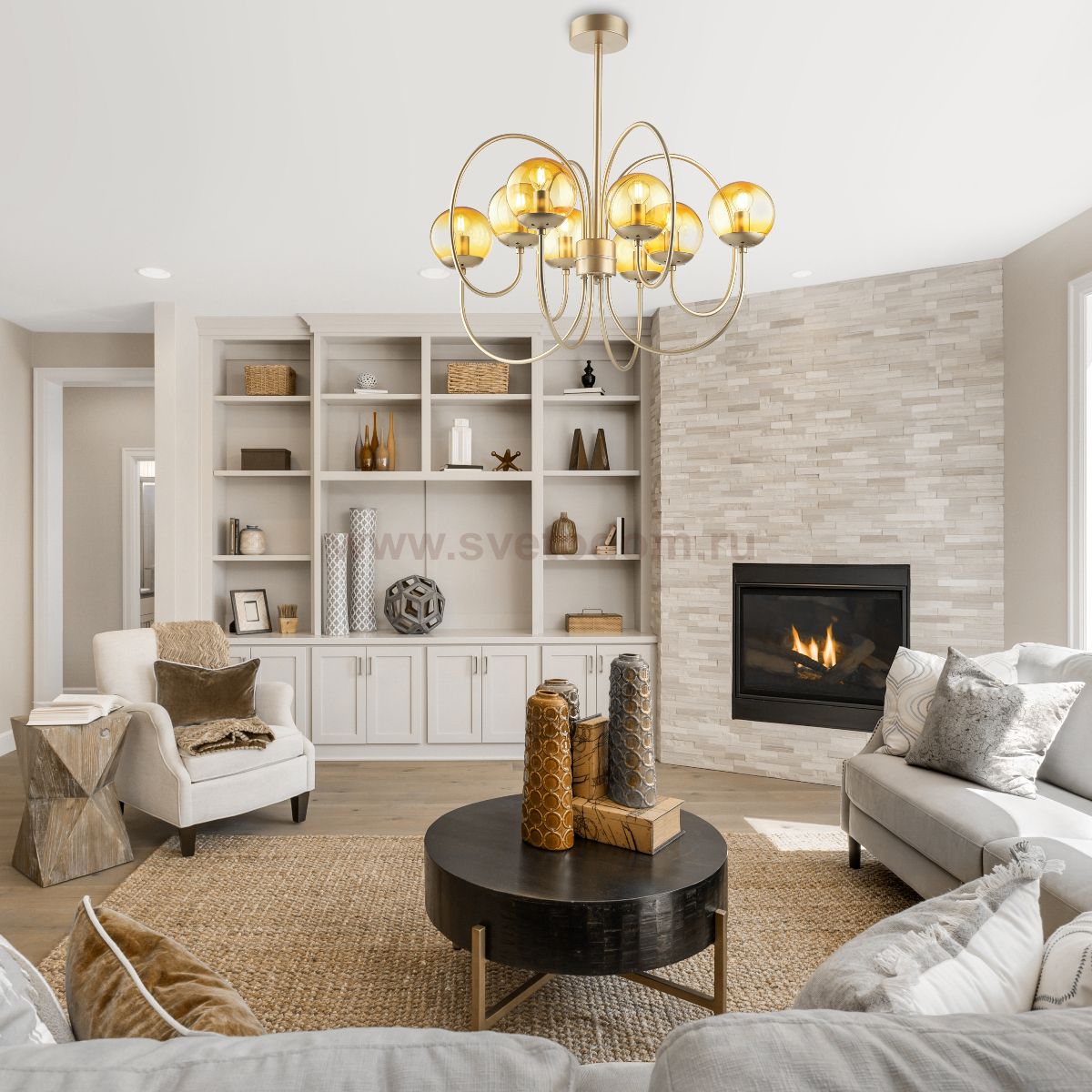 Люстра потолочная Lumion 4482/8C SCARLETT