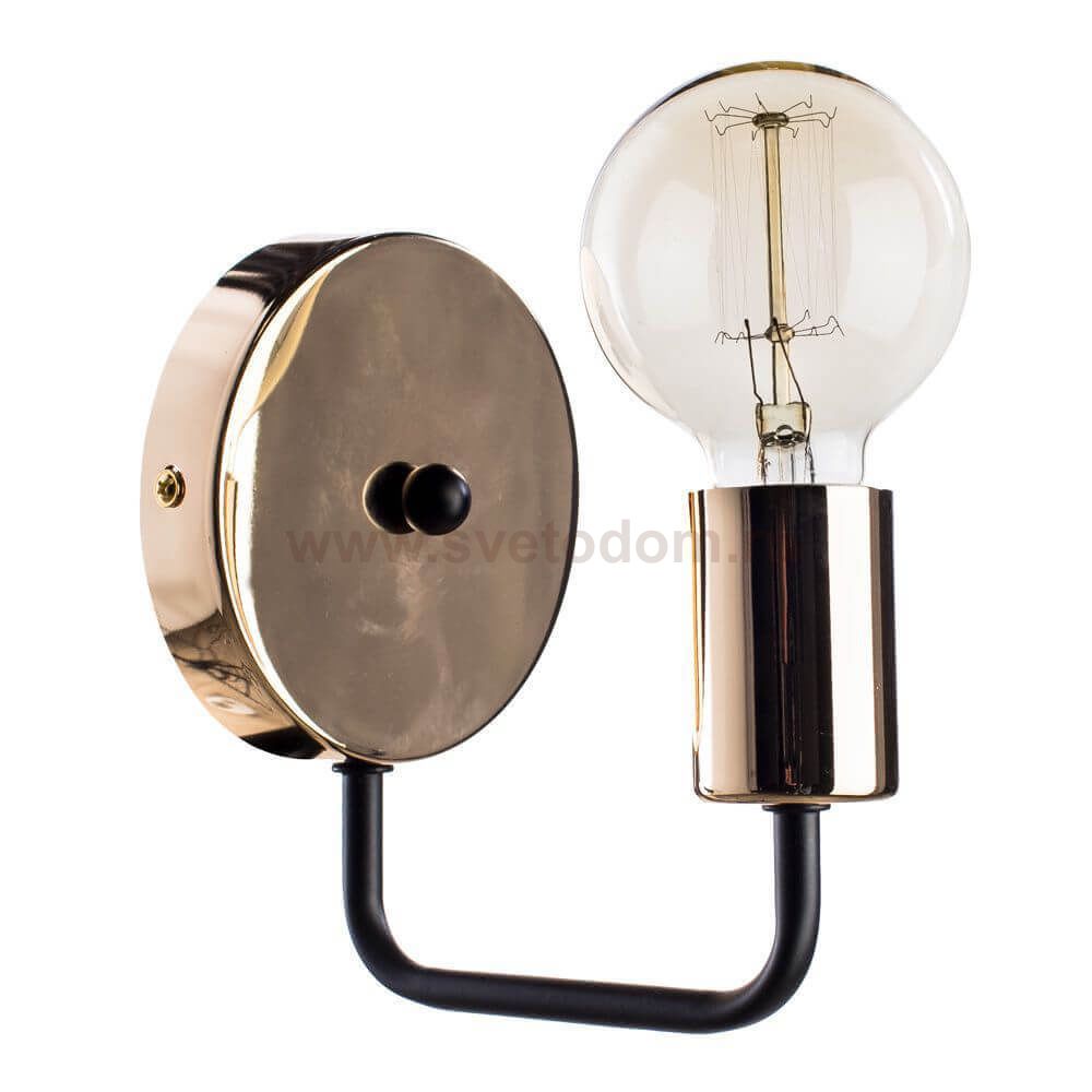 Бра Loft Industrial Glossy Gold Sconces Loft Concept 44.881-3