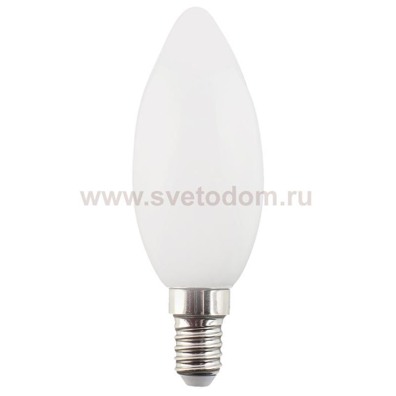 Белая матовая лампочка LED E14 5W тёплый свет Loft Concept 45.032