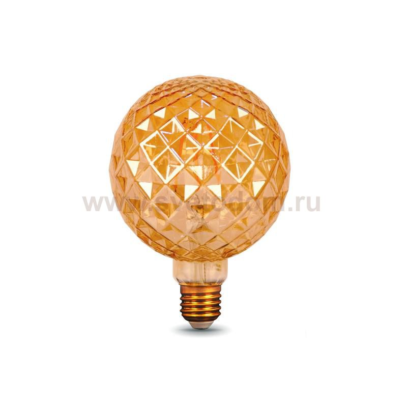 Лампочка Amber 3 LED E27 5W тёплый белый свет Loft Concept 45.037