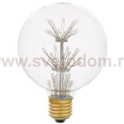 Лампа прозрачная с елочкой LED Е27 1.5W холодный белый свет Loft Concept 45.039