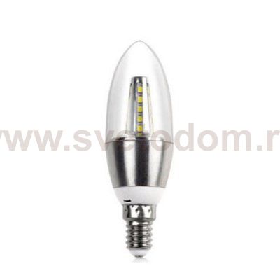 Прозрачная лампочка LED E14 серебряная Loft Concept 45.046