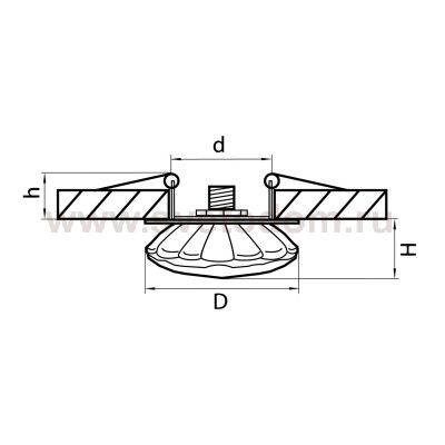 Светильник встраиваемый Lightstar 4512 Bomo