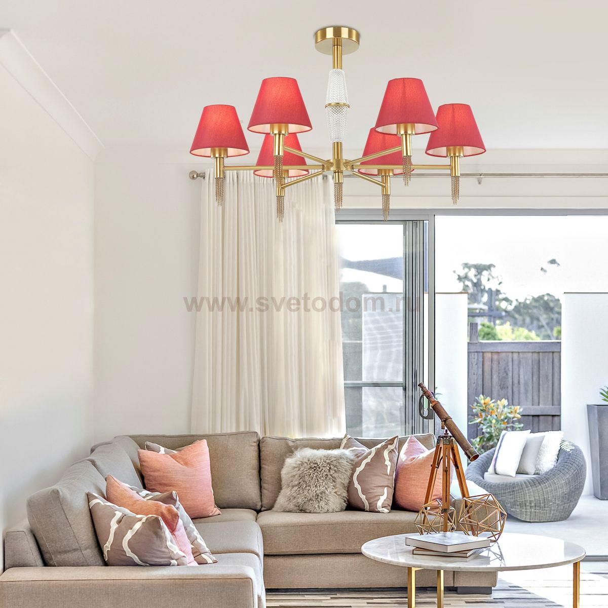 Люстра потолочная Lumion 4514/6C VANESSA