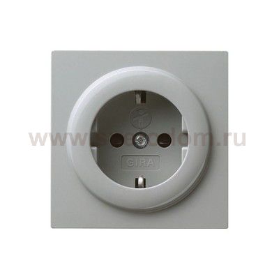 Gira S-Color Серый Розетка с/з (G45342)