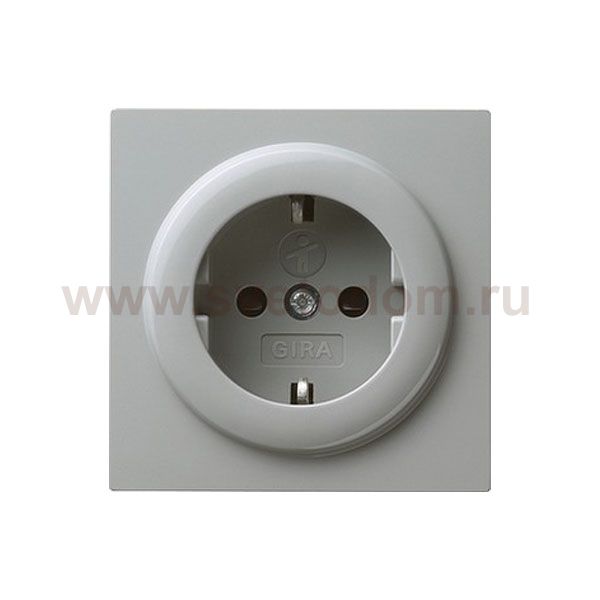 Gira S-Color Серый Розетка с/з (G45342)