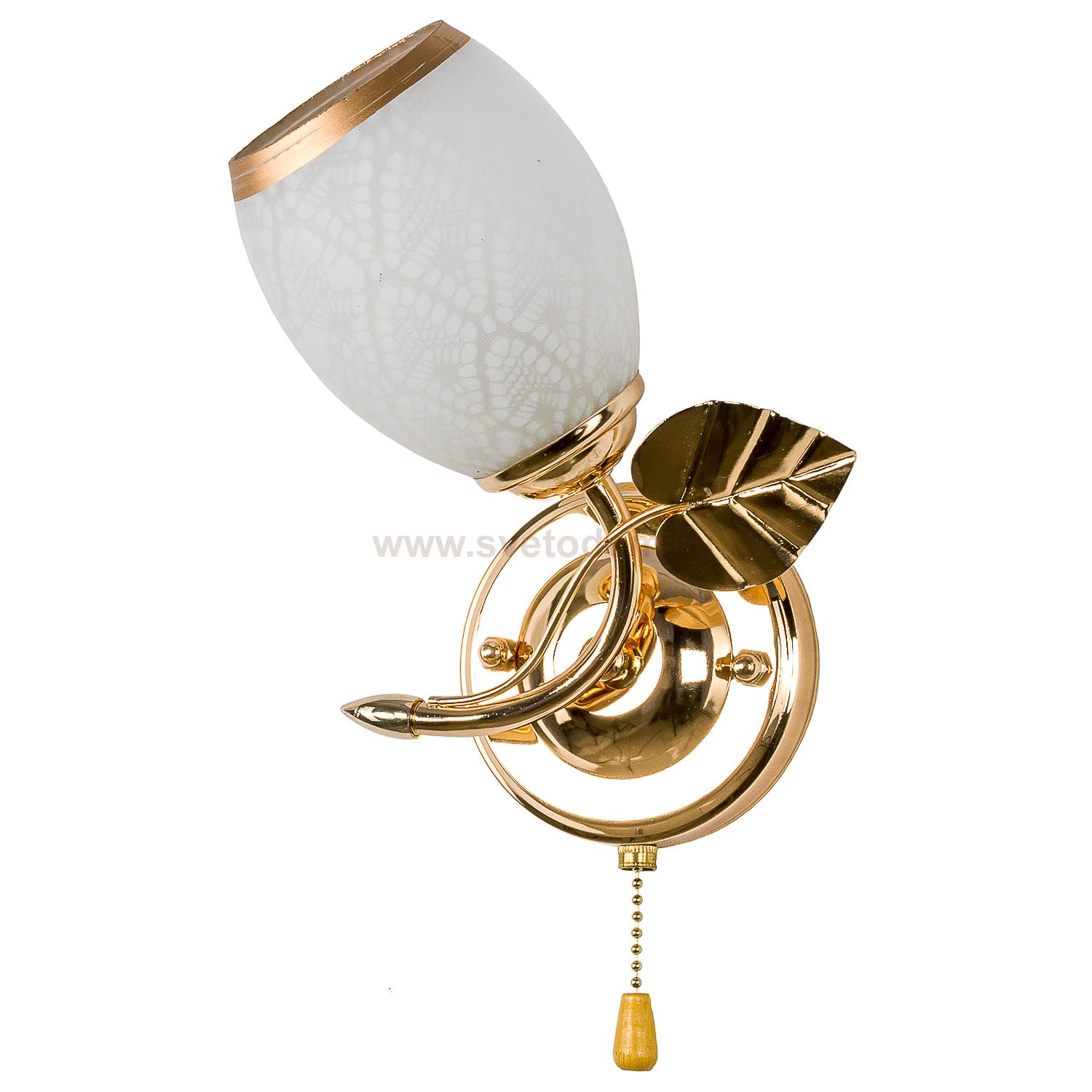 Настенный светильник 4552/1wFGD WT Экономсвет