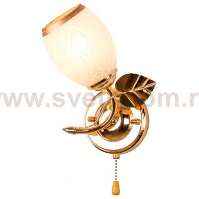 Настенный светильник 4552/1wFGD WT Экономсвет