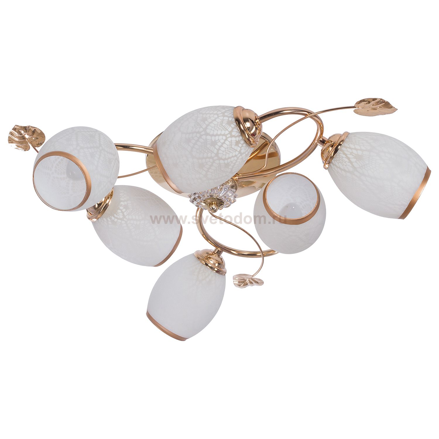 Светильник ЭкономСвет 4552/6FGD WT