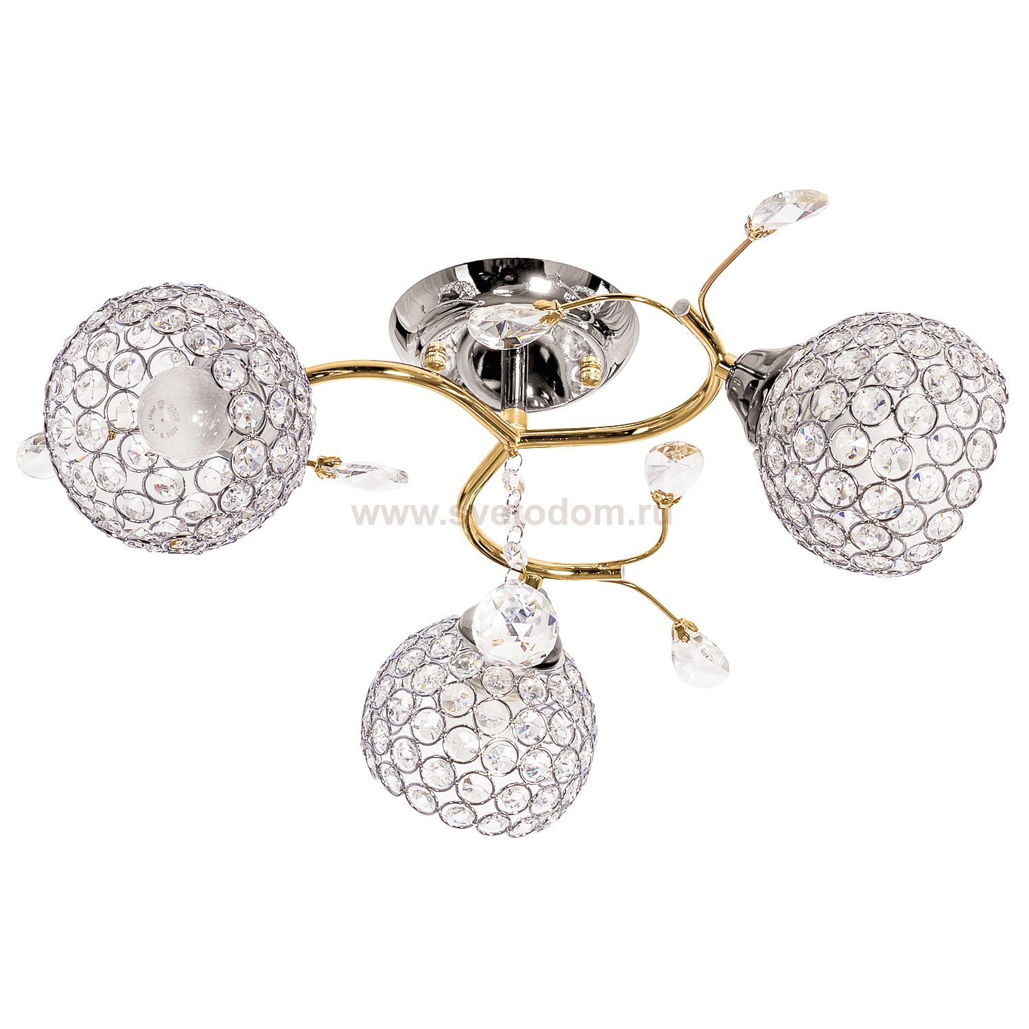 Потолочный светильник Экономсвет 4603MN/3CR+FG WT