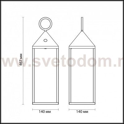 Уличный переносной светильник IP54 Odeon light 4604/2TL YORK