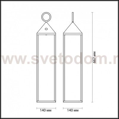 Уличный переносной светильник IP54 Odeon light 4607/2TL YORK