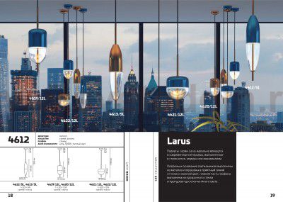 Подвесной светильник Odeon light 4619/12L LARUS