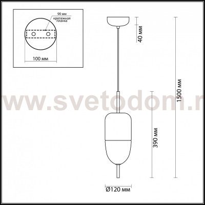 Подвесной светильник Odeon light 4620/12L LARUS