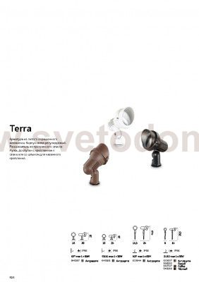 Ideal Lux TERRA PR SMALL NERO