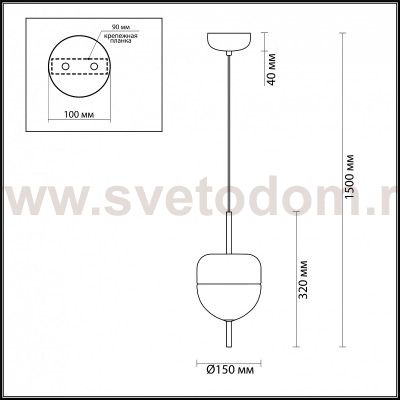 Подвесной светильник Odeon light 4622/12L LARUS