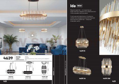 Люстра Odeon light 4639/16 IDA