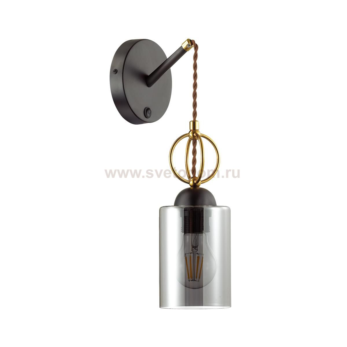 Светильник бра с выключателем Odeon light 4657/1W OPIKA