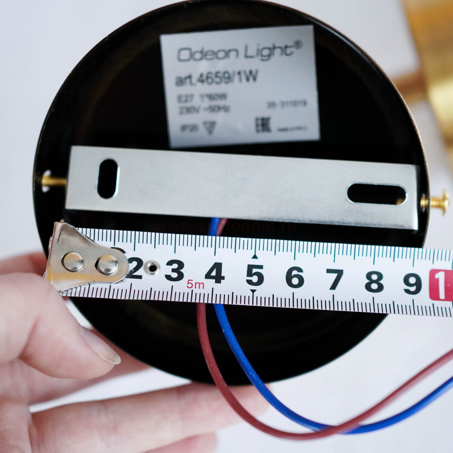 Светильник настенный бра Odeon light 4659/1W STEPI