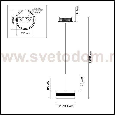 Подвесной светильник Odeon light 4729/14L AKELA