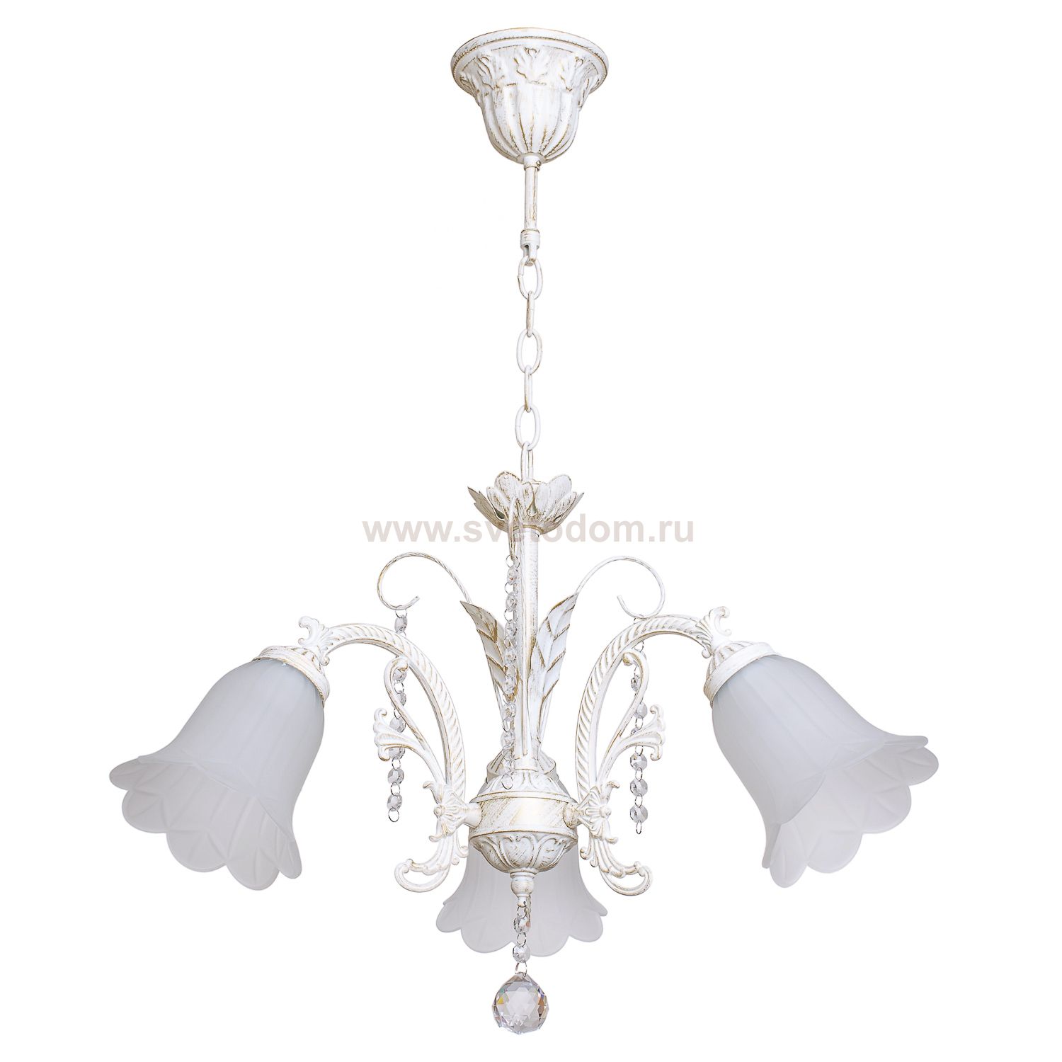 Люстра классическая Экономсвет 47542/3TG+WT