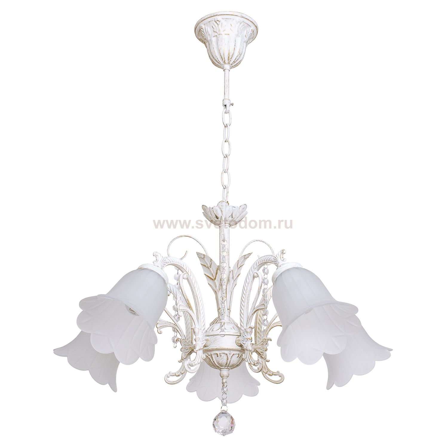 Люстра классическая Экономсвет 47542/5TG+WT