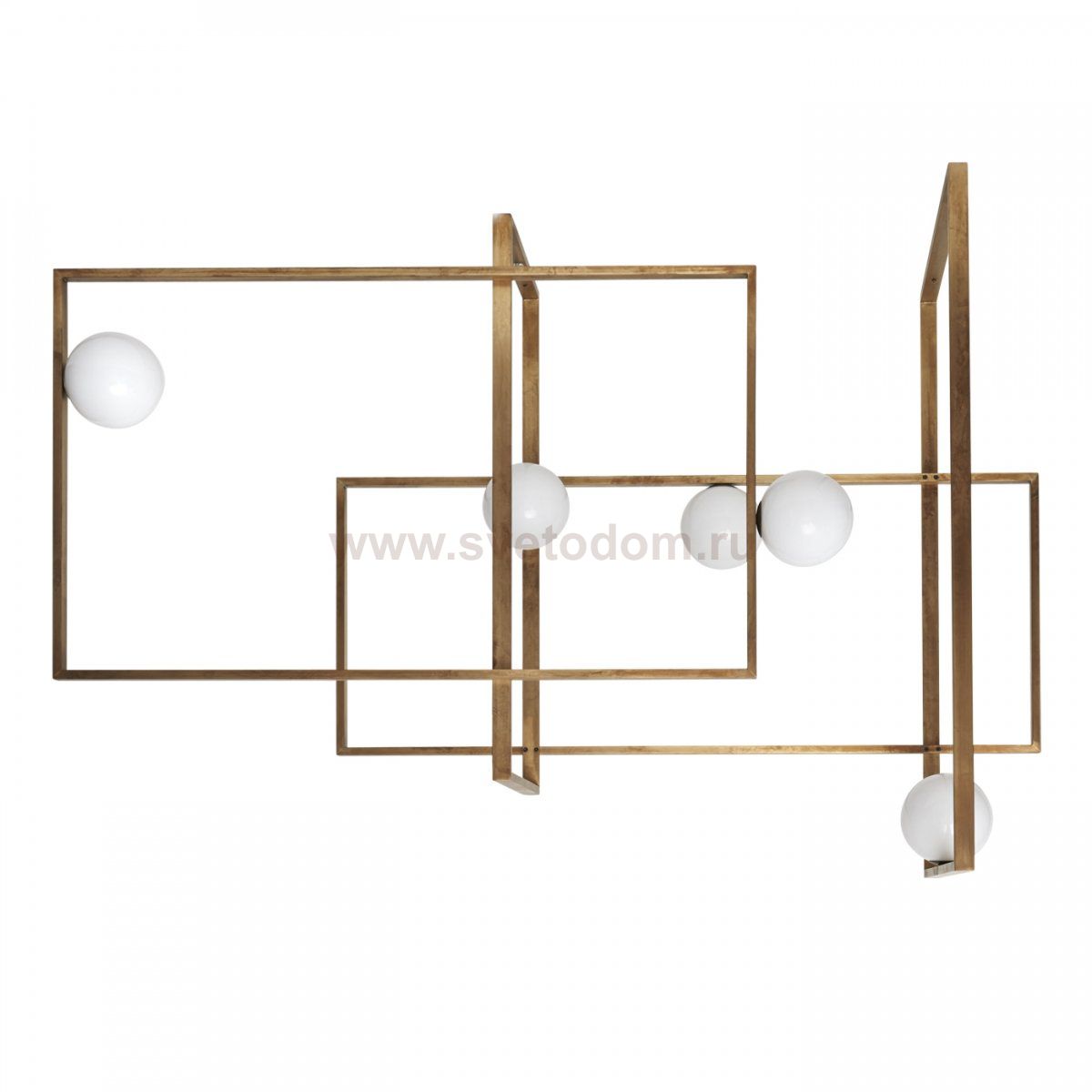 Люстра Mondrian Glass Venicem Ceiling Lamp Loft Concept 48.040