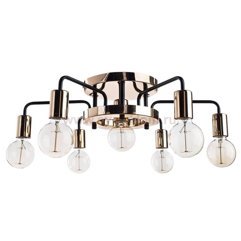 Потолочный светильник Loft Industrial Glossy Gold Ceiling Loft Concept 48.048-3