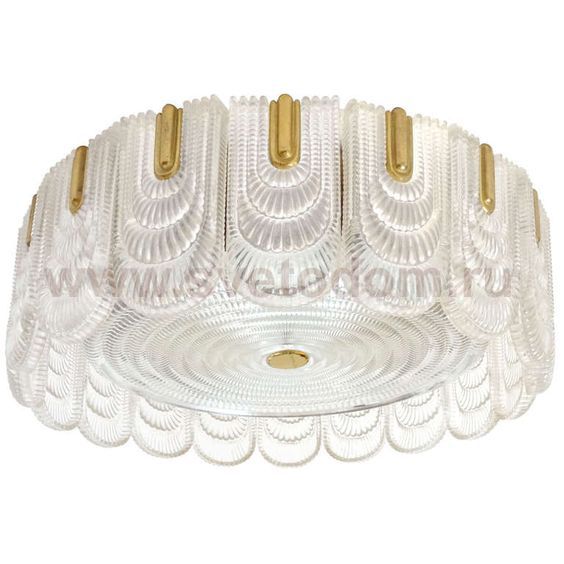 Потолочная люстра Art Deco Murano Kaiser Leuchten CEILING lamp Loft Concept 48.099