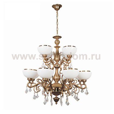 Люстра двухярусная Chiaro 481010612 Аманда