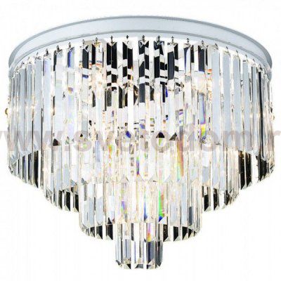 Потолочный светильник RH Odeon Clear Glass ceiling chandelier 4 Square Loft Concept 48.164