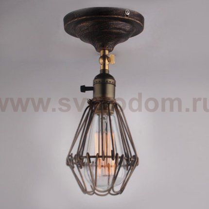 Потолочный светильник Top Loft Cage Pendant Loft Concept 48.174