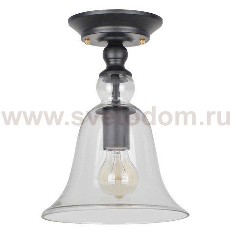 Потолочный светильник колокольчик Glass Bluebell Top Loft Concept 48.178