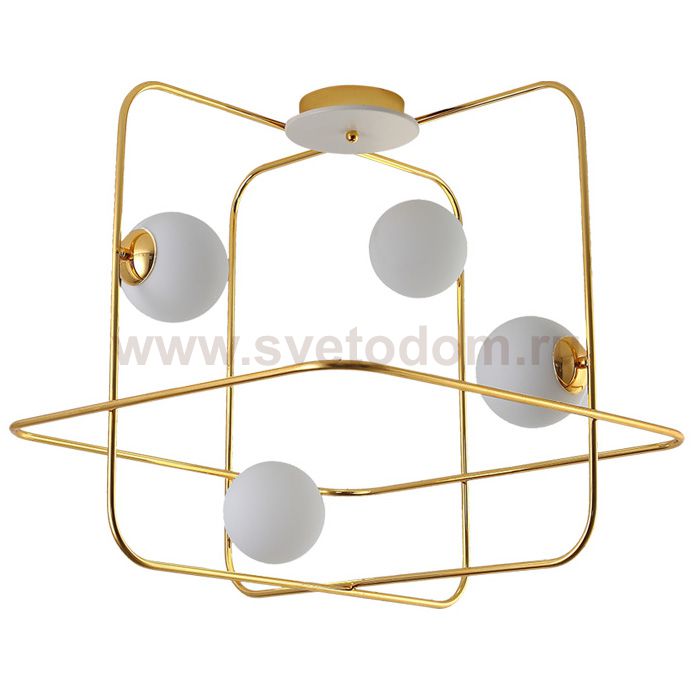 Люстра Broken Squares Balls Brass Loft Concept 48.185