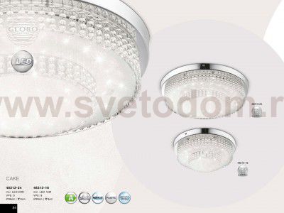Светильник потолочный Globo 48213-24 CAKE