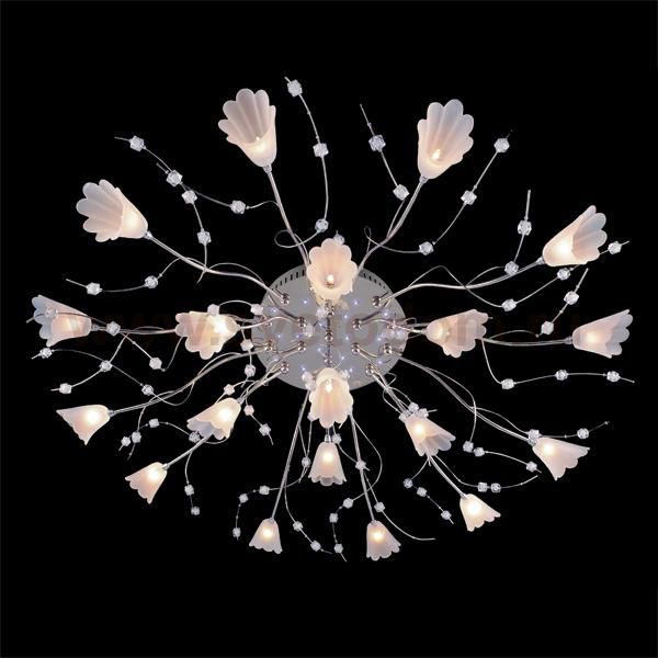 Люстра со светодиодами и пультом Eurosvet 4829/19 хром