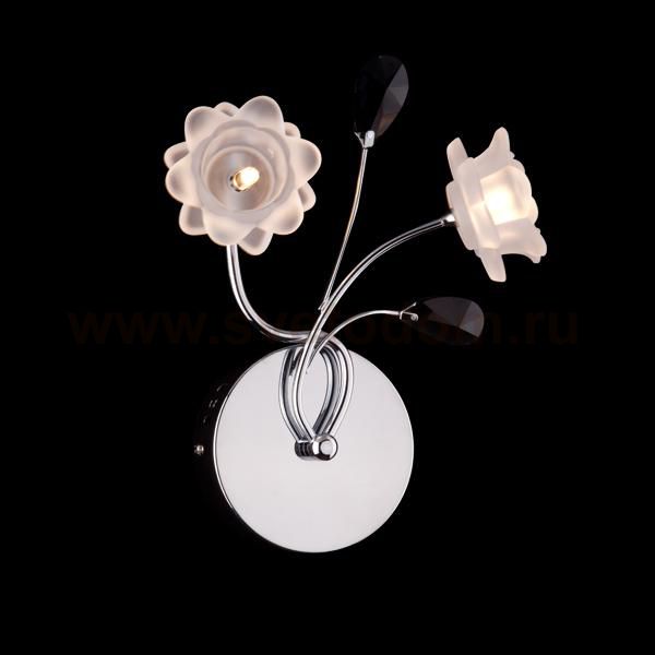 Светильник бра цветок Eurosvet 4853/2 хром