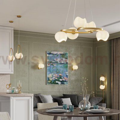 Люстра Odeon light 4873/3 WATERLILY
