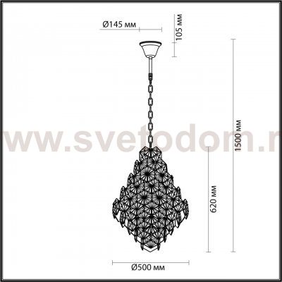 Люстра Odeon light 4923/10A TALERTI