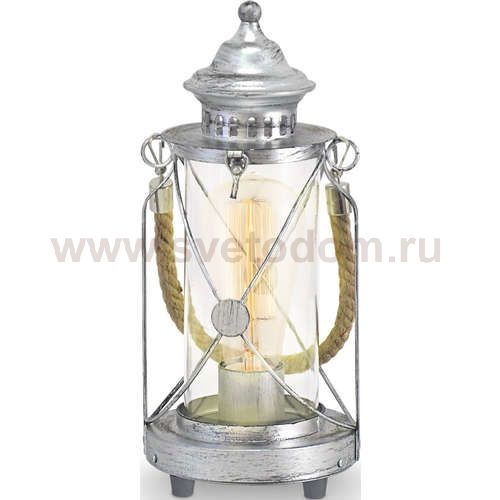 Настольная лампа в виде керосинка Eglo 49284 BRADFORD