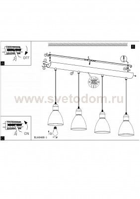 Подвесной светильник Eglo 49466 PRIDDY