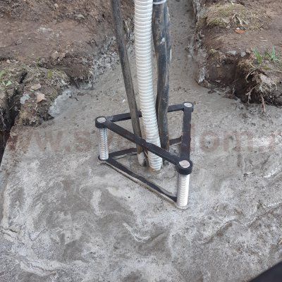 Парковый фонарь  FUMAGALLI EKTOR 4000/ROSA 4P2.372.G20.AYF1R