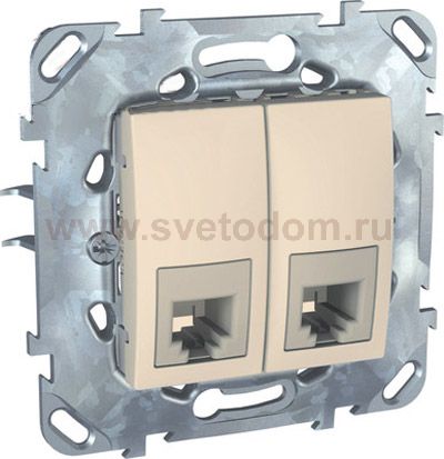 Розетка ТЛФ 2-ая 4 контакта MGU5.9090.25ZD