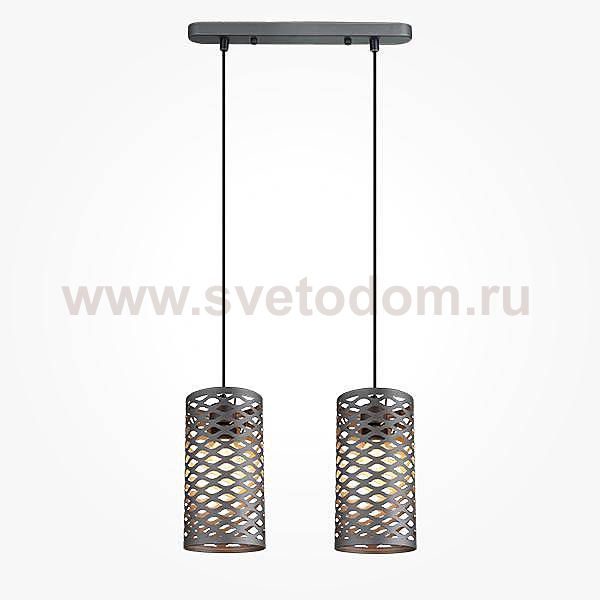 Двойной подвес Eurosvet 50037/2 серый