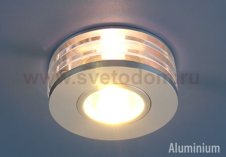 Точечный светильник из алюминия Elektrostandard 5005 WH (хром)