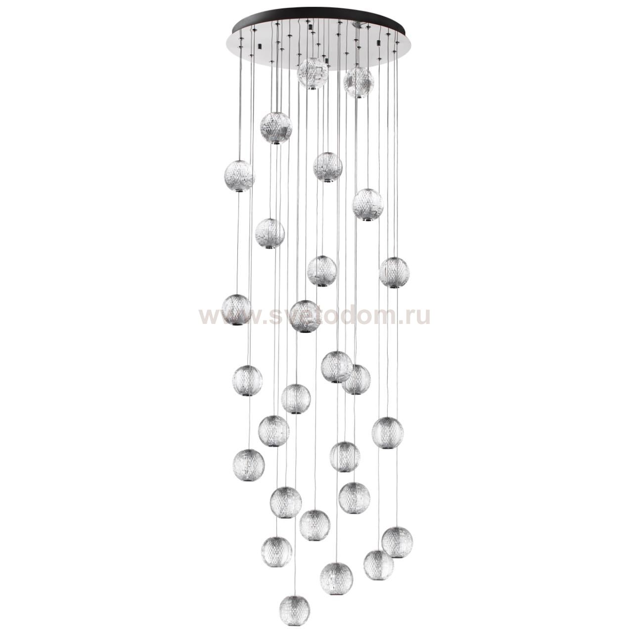 Люстра каскадная Odeon light 5007/120L CRYSTAL